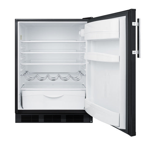 Summit 24" Wide All-Refrigerator (FF63BK) view 2