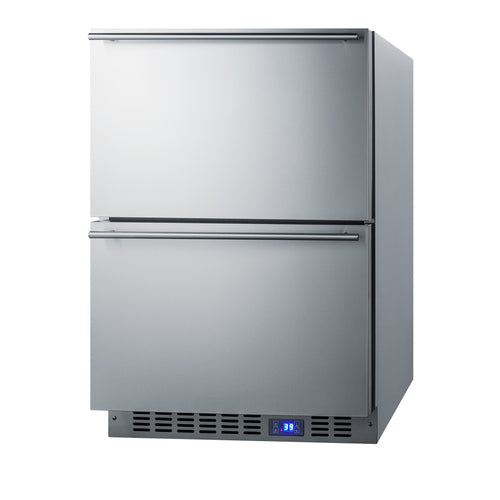 Summit 24" Wide Built-In 2-Drawer All-Refrigerator (FF642D) view 2