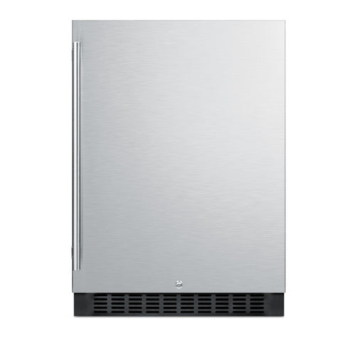 Summit 24" Wide Built-In All-Refrigerator — Left Hand Door hinge (FF64BCSSLHD)