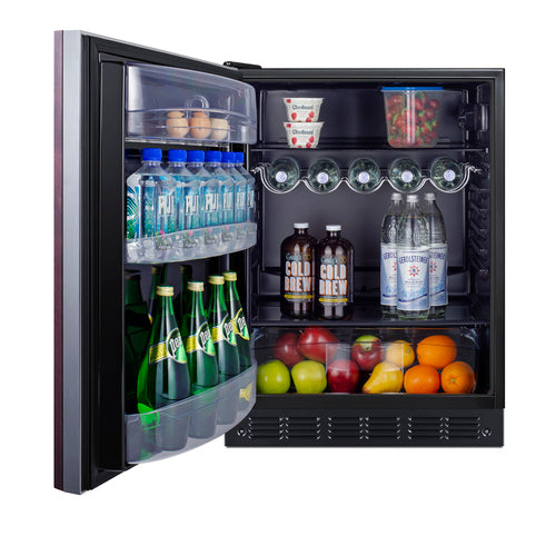 Summit 24" Wide All-Refrigerator, ADA Compliant (Panel Not Included) (FF6BK2SSIFADALHD) view 2