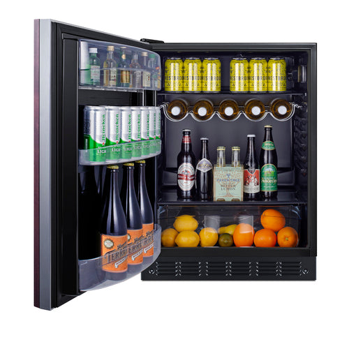 Summit 24" Wide All-Refrigerator, ADA Compliant (Panel Not Included) (FF6BK2SSIFADALHD) view 4