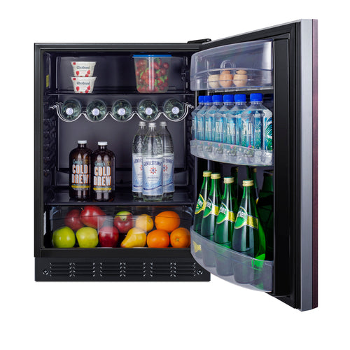 Summit 24" Wide All-Refrigerator, ADA Compliant (Panel Not Included) (FF6BK2SSIFADA) view 5
