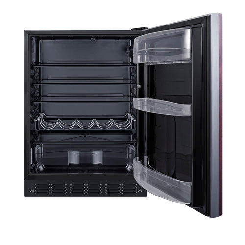 Summit 24" Wide All-Refrigerator, ADA Compliant (Panel Not Included) (FF6BK2SSIFADA) view 3