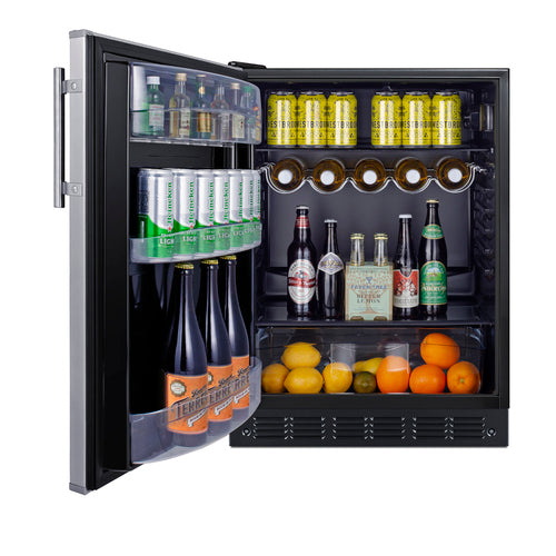 Summit 24" Wide All-Refrigerator, ADA Compliant (FF6BK2SSADALHD) view 6