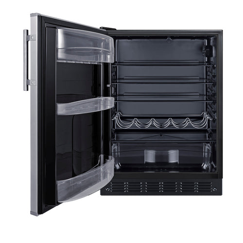 Summit 24" Wide All-Refrigerator, ADA Compliant (FF6BK2SSADALHD) view 3