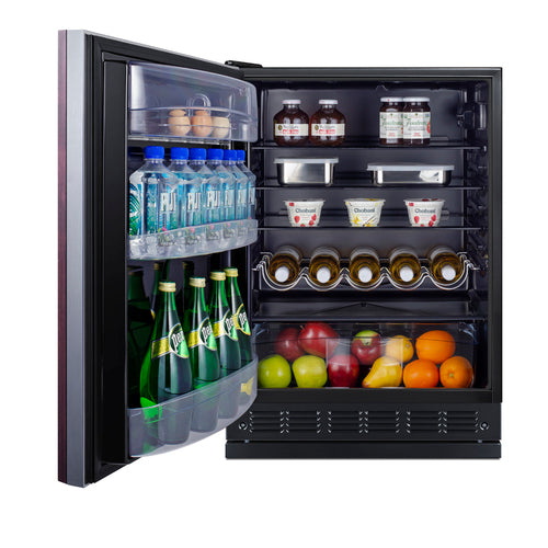 Summit 24" Wide All-Refrigerator (Panel Not Included) (FF6BK2SSRSIFLHD) view 2