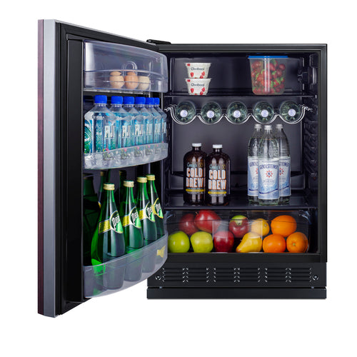 Summit 24" Wide All-Refrigerator (Panel Not Included) (FF6BK2SSRSIFLHD) view 4