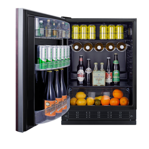 Summit 24" Wide All-Refrigerator (Panel Not Included) (FF6BK2SSRSIFLHD) view 3
