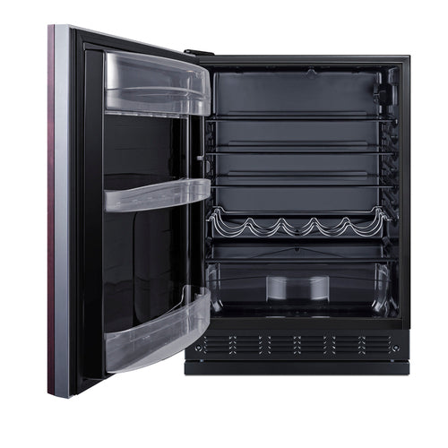 Summit 24" Wide All-Refrigerator (Panel Not Included) (FF6BK2SSRSIFLHD)