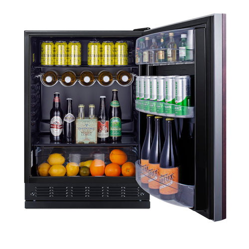 Summit 24" Wide All-Refrigerator (Panel Not Included) (FF6BK2SSRSIF) view 5