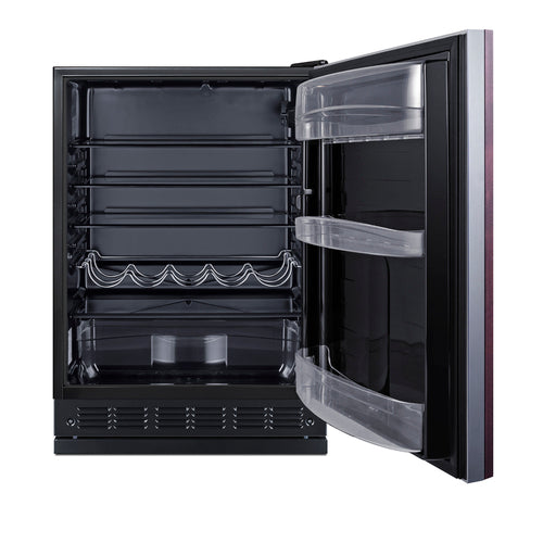Summit 24" Wide All-Refrigerator (Panel Not Included) (FF6BK2SSRSIF) view 4