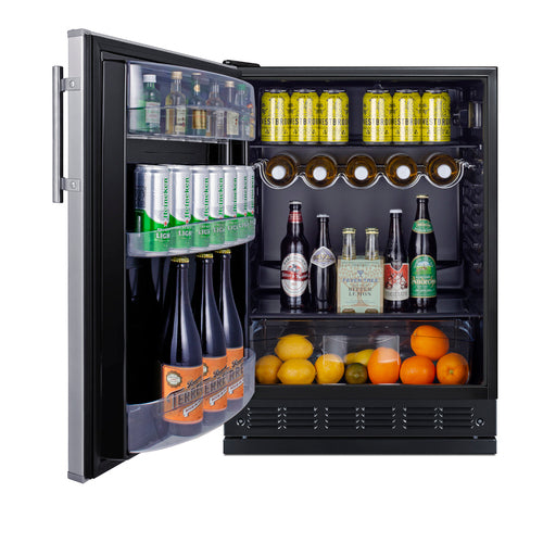 Summit 24" Wide All-Refrigerator (FF6BK2SSRSLHD) view 4