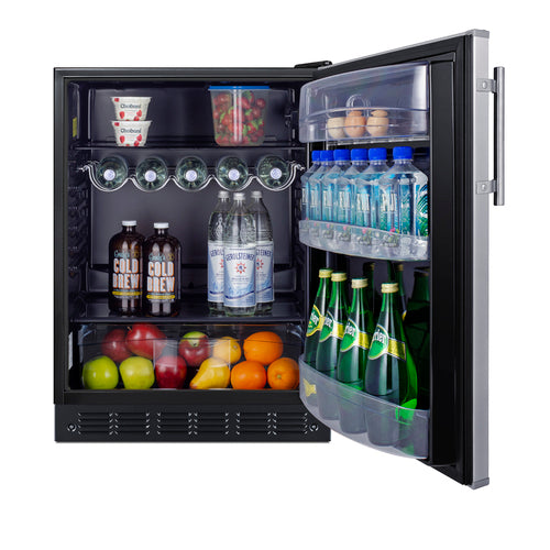 Summit 24" Wide All-Refrigerator (FF6BK2SS) view 4