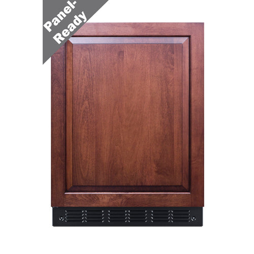 Summit 24" Wide Refrigerator-Freezer, ADA Compliant (Panel Not Included) (CT66BK2SSIFADALHD)