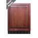 Summit 24" Wide Refrigerator-Freezer, ADA Compliant (Panel Not Included) (CT66BK2SSIFADALHD)