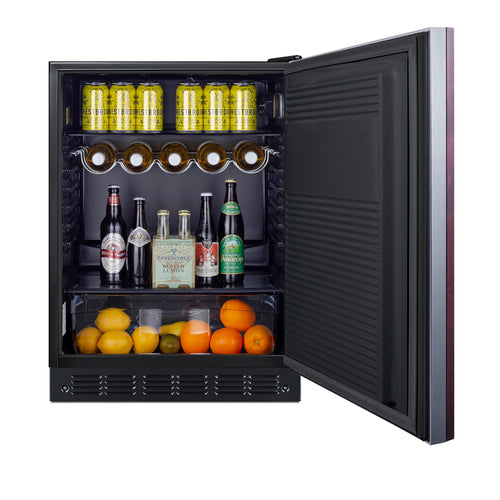 Summit 24" Wide All-Refrigerator, ADA Compliant (Panel Not Included) (FF708BLSSIFADA) view 6