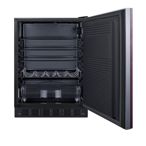 Summit 24" Wide All-Refrigerator, ADA Compliant (Panel Not Included) (FF708BLSSIFADA) view 2