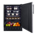Summit 24" Wide All-Refrigerator (FF708BLSSRS) view 6