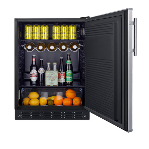 Summit 24" Wide All-Refrigerator (FF708BLSS) view 6