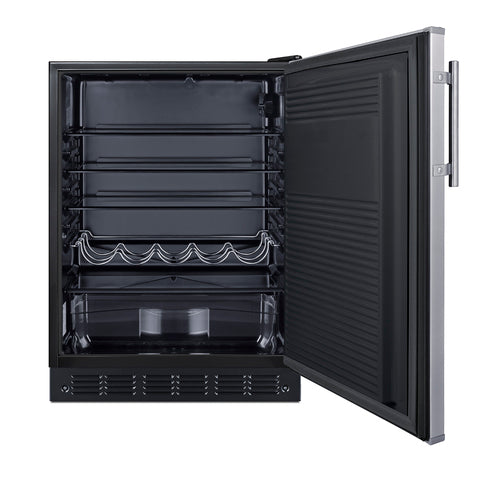 Summit 24" Wide All-Refrigerator (FF708BLSS) view 3