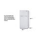 Summit 19" Wide Top Mount Refrigerator-Freezer (FF712WLHD) view 6
