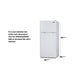 Summit 19" Wide Top Mount Refrigerator-Freezer (FF712W) view 6