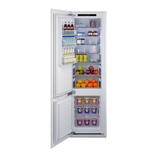 Summit 24" Wide Fully Integrated Bottom Mount Refrigerator-Freezer (Panel Not Included) (FFBF11NTLHD) view 3