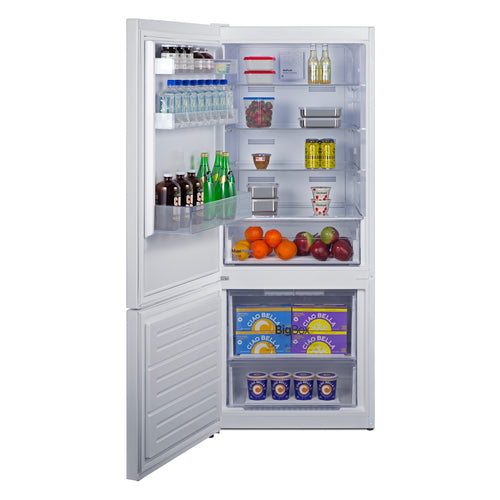 Summit 28" Wide Bottom Mount Refrigerator-Freezer (FFBF151WLHD) view 5