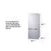 Summit 28" Wide Bottom Mount Refrigerator-Freezer (FFBF151W) view 6