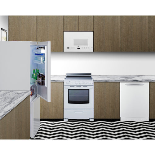 Summit 28" Wide Bottom Mount Refrigerator-Freezer (FFBF151W) view 2