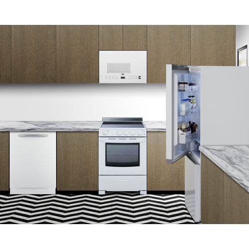 Summit 30" Wide Bottom-Mount Refrigerator-Freezer, Counter Depth (FFBF172WLHD) view 2