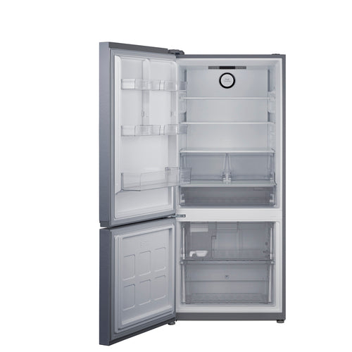 Summit 30" Wide Bottom Freezer Refrigerator with Icemaker, Counter Depth (FFBF174SSIMLHD)