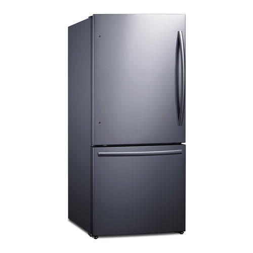 Summit 31" Wide Bottom Freezer Refrigerator with Icemaker (FFBF179SSIMLHD) view 6