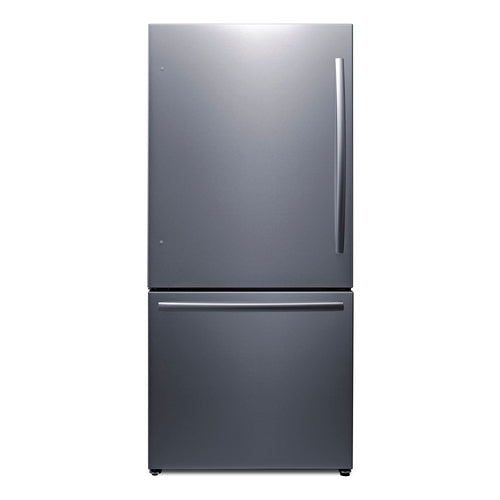 Summit 31" Wide Bottom Freezer Refrigerator with Icemaker (FFBF179SSIMLHD)