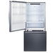 Summit 31" Wide Bottom Freezer Refrigerator with Icemaker (FFBF179SSIMLHD) view 3