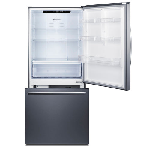 Summit 31" Wide Bottom Freezer Refrigerator with Icemaker (FFBF179SSIM) view 5