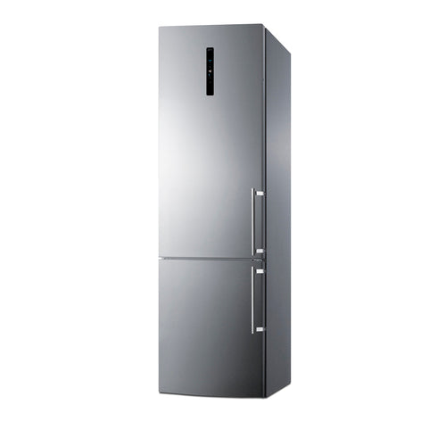Summit 24" Wide Bottom Freezer Refrigerator (FFBF181ES2LHD) view 2