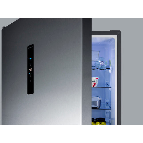 Summit 24" Wide Bottom Freezer Refrigerator (FFBF181ES2LHD) view 6