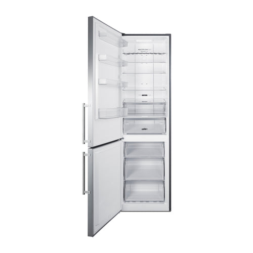 Summit 24" Wide Bottom Freezer Refrigerator (FFBF181ES2LHD) view 3