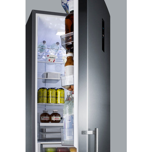Summit 24" Wide Bottom Freezer Refrigerator (FFBF181ES2) view 6