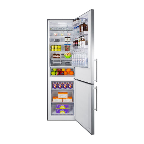 Summit 24" Wide Bottom Freezer Refrigerator (FFBF181ES2) view 4