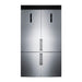 Summit 48" Wide Bottom Freezer Refrigerator Set (FFBF181ES2KIT48)
