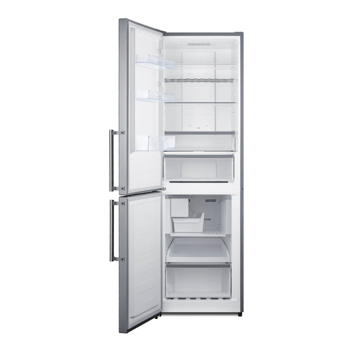 Summit 24" Wide Bottom Freezer Refrigerator with Icemaker (FFBF235PLIMLHD) view 2