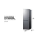 Summit 24" Wide Bottom Freezer Refrigerator (FFBF235PLLHD) view 6