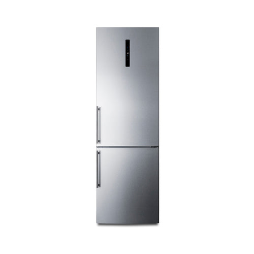Summit 24" Wide Bottom Freezer Refrigerator (FFBF249SS2)
