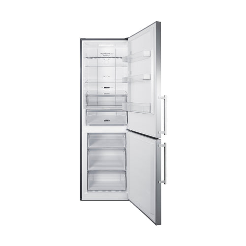 Summit 24" Wide Bottom Freezer Refrigerator (FFBF249SS2) view 3