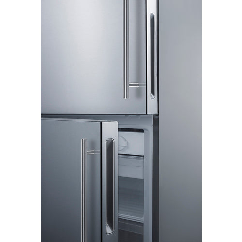 Summit 28" Wide Bottom Freezer Refrigerator (FFBF279SSXH72LHD) view 5