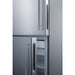 Summit 28" Wide Bottom Freezer Refrigerator (FFBF279SSXH72LHD) view 5