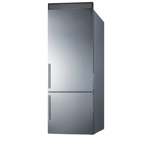 Summit 28" Wide Bottom Freezer Refrigerator (FFBF279SSXH72) view 2