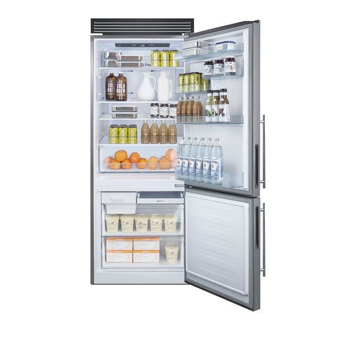 Summit 28" Wide Bottom Freezer Refrigerator (FFBF279SSXH72) view 4